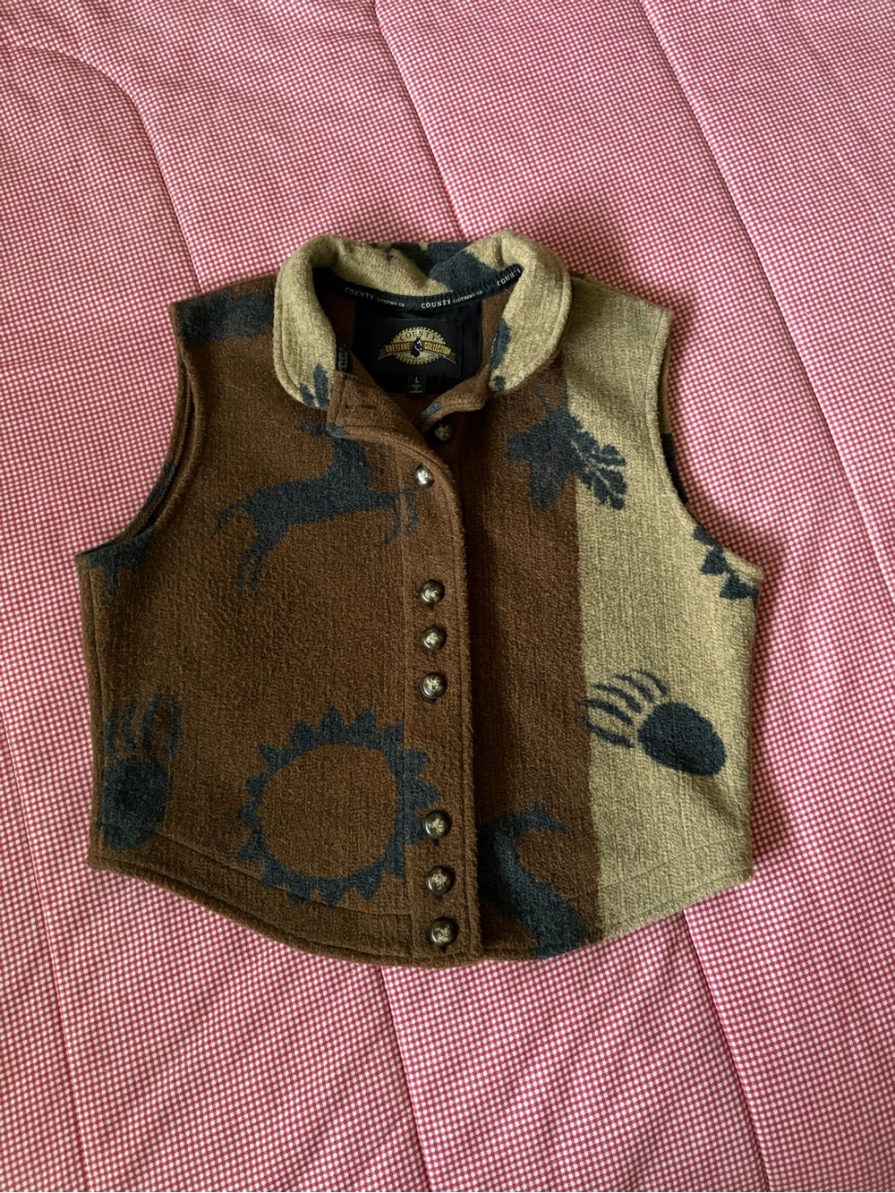 1990’s made in Canada fleece vest